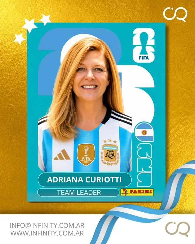 Figurita de Adriana Curiotti, Team leader