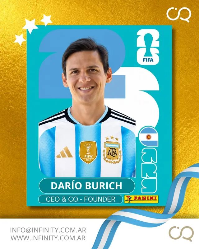 Figurita de Darío Burich, CEO y cofundador